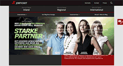 Desktop Screenshot of jobticket.de